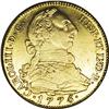 Charles III gold 4 Escudos 1775 M-PJ, KM418.1, Fr-284, 