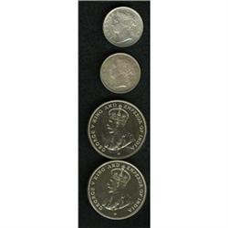 Better Silver Selection, KM12 20 Cents, two dates, 1889