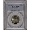 Image 3 : Confederation 1 Franc 1850A, KM9, MS65 NGC. Boldly defi 