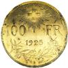 Image 2 : Confederation Brass 100 Franc Essai 1925B Lettered Edge 
