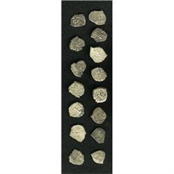 Bolivia-Potosi cob 1/2 Real Date Collection, fifteen co