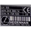 Image 3 : HEIDENHAIN UV 105 Module ID #344 980-14