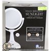 Image 1 : MAX BRIGHT SUNLIGHT VANITY MIRROR WITH SURROUND