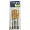 Image 1 : 3PC MARPLES RIDGEWAY CHISEL SET