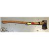Image 1 : WOOD HANDLED AXE & WOOD HANDLED HATCHET