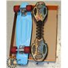 Image 1 : COLLECTOR STYLE SKATEBOARD AND ONE ROLLER BOARD
