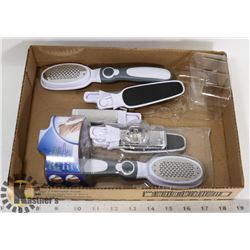 FLAT OF NEW 4-WAY CALLUS REMOVER PADDLES