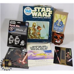 COLLECTION OF STAR WARS ITEMS & MORE