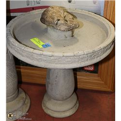 CONCRETE BIRDBATH 14 X 14