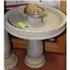 Image 1 : CONCRETE BIRDBATH 14 X 14