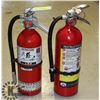 Image 1 : LOT OF 2 X 5LBS  CHARGED FIRE EXTINGUISHERS
