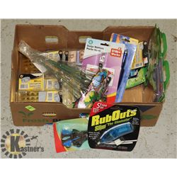 FLAT OF ARTS AND CRAFTS SUPPLIES