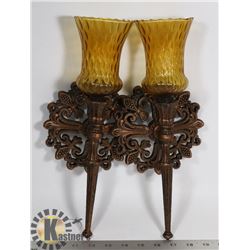 PAIR OF COPPERCRAFT WALL SCONES