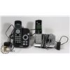 Image 1 : LOT OF TWO CORDLESS PHONES WITH BUILT IN ANSWERING