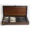 Image 1 : NEW 4PC STEAK KNIFE SET IN CASE
