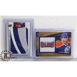 LOT OF 2 EDMONTON OILERS MEMORABILIA & LOGO HOCKEY