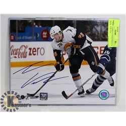 THOMAS VANEK AUTOGRAPHED 8 X 10" PHOTO W/ COA