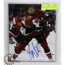 BRIAN MCGRATTAN  AUTOGRAPHED 8 X 10" PHOTO W/ COA