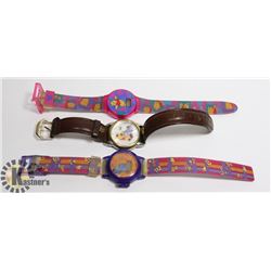 LOT OF 3 WINNIE THE POOH WATCHES - ALL 3 NEED