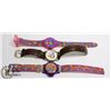 Image 1 : LOT OF 3 WINNIE THE POOH WATCHES - ALL 3 NEED