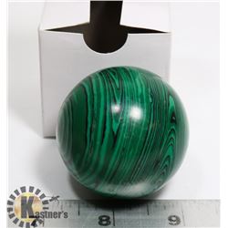 138G FAUX MALACHITE SPHERE