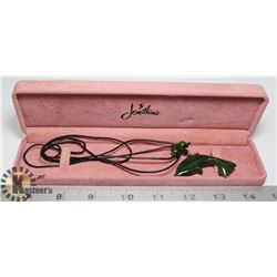 BC JADE LARGE DOLPHIN NECKLACE