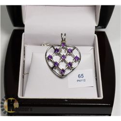 SILVER AMETHYST NECKLACE