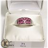 Image 1 : SILVER RUBY RING