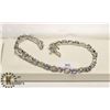 Image 1 : SILVER TANZANITE (3.5CT) BRACELET