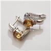 Image 1 : SILVER CITRINE(2CT)  EARRINGS
