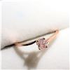 Image 2 : 14K ROSE GOLD DIAMOND(0.2CT SI,LIGHT PINK)  RING