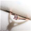 Image 3 : 14K ROSE GOLD DIAMOND(0.2CT SI,LIGHT PINK)  RING