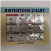 Image 1 : GENUINE GEMSTONE - BIRTHSTONE CHART