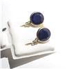 Image 2 : 10K YELLOW GOLD SAPPHIRE(5.1CT)  EARRINGS