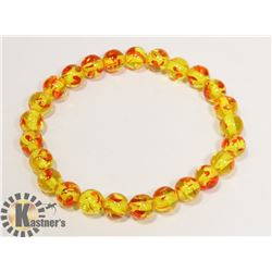 #13-RESIN BEAD BRACELET 8MM/7.5"