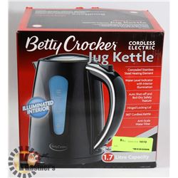 BETTY CROCKER CORDLESS ELECTRIC JUG KETTLE
