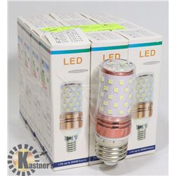 LOT OF 12 NEW LED LIGHT BULBS - 6000K