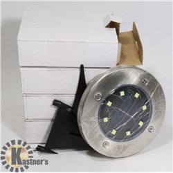 LOT OF 4 NEW LED SOLAR STUDS