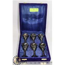 SILVER PLATED SHERRY SERVERS SET