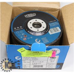10 TYROLIT 5" X 9/32" X GRINDING WHEELS TOOLS