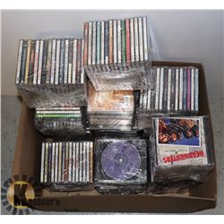 BOX OF ASSORTED CD'S