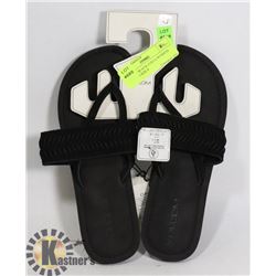 VOLCOM BLACK COSTA WOMENS SANDALS SIZE 8