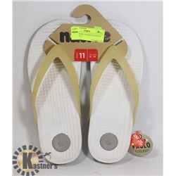 NATIVE SLIDE ON WHITE SANDALS MENS SIZE 11