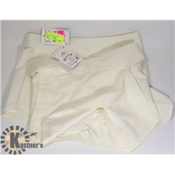 2 ZARA BASIC OFF WHITE SKORTS SIZE L  AND M