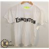 Image 1 : MENS WHITE PLUSH EDMONTON T-SHIRT SIZE SMALL