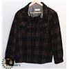 Image 1 : NIXON MENS PLAID WOOL BUTTON UP JACKET SIZE M