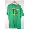 Image 1 : MINECRAFT SWEEPER MENS GREEN T-SHIRT LARGE