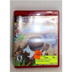 LITTLE BIG PLANET 1 FOR PLAYSTATION 3 (USED)