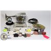 Image 1 : LARGE COLLECTION OF JEWELRY, BELT BUCKLES, AND