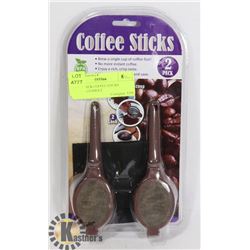 NEW 2 PACK COFFEE STICKS KITCHEN GADGET